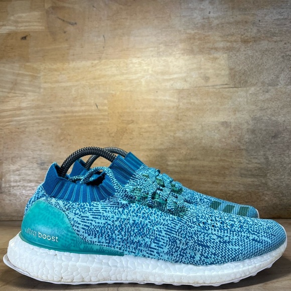 Adidas UltraBoost Uncaged Womens Size 9.5 Running Shoes Sneakers Energy Aqua - Picture 1 of 9